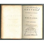 (MICKIEWICZ Adam, AKIELEWICZ Mikołaj. AUTOGRAFY). Voltaire - Oeuvres completes.