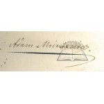 (MICKIEWICZ Adam, AKIELEWICZ Mikołaj. AUTOGRAFY). Voltaire - Oeuvres completes.