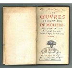 (MICKIEWICZ Adam, FREDRO Aleksander. AUTOGRAFIE). (Moliere) - Les oeuvres de Monsieur de Moliere.