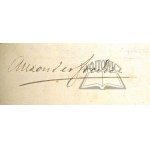 (MICKIEWICZ Adam, FREDRO Aleksander. AUTOGRAFIE). (Moliere) - Les oeuvres de Monsieur de Moliere.