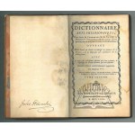 (SŁOWACKI Juliusz, ZAMOYSKI Andrzej. AUTOGRAFY). Dictionnaire anti-philosophique (...)