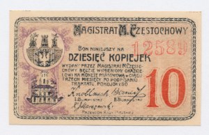 Częstochowa, 10 kopějek 1916 - 5 figurek (3)