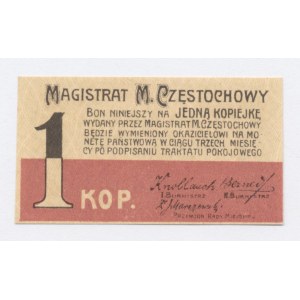 Częstochowa, 1 kopiejka 1916 - 6 figures (5)