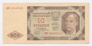 PRL, 10 złotych 1948 AM (16)