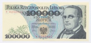 Poľská ľudová republika, 100 000 PLN 1990 Y (17)