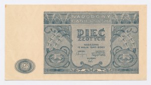 République populaire de Pologne, 5 zlotys 1946 (18)
