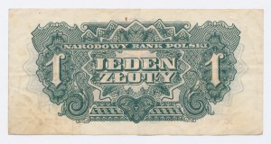 PRL, 1 zloty 1944 ...owym - BO (19)