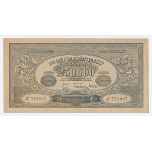 II RP, 250.000 mkp 1923 AZ - široké číslování (23)