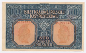 GG, 100 mkp 1916 General - 7 Figuren - RARE in einzigartigem Zustand (26)
