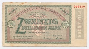 Breslau / Breslau, 20 billion marks 1923 (29)