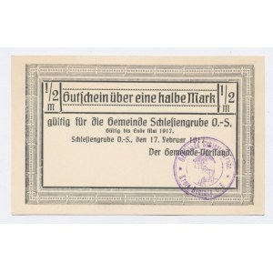 Schlesiengrube / Chropaczow, 1/2 mark 1917 (40)