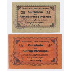 Bielschowitz / Bielszowice, 25 und 50 Fenig 1917 (43)