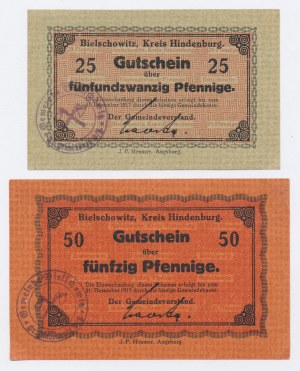 Bielschowitz / Bielszowice, 25 und 50 Fenig 1917 (43)