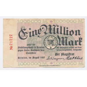 Breslau / Breslau, 1,000,000 marks 1923 (46)
