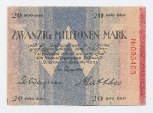 Breslau / Breslau, 20 Millionen Mark 1923 (52)