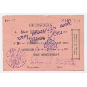 Liebau / Lubawka 10 miliardi di marchi 1923 (53)
