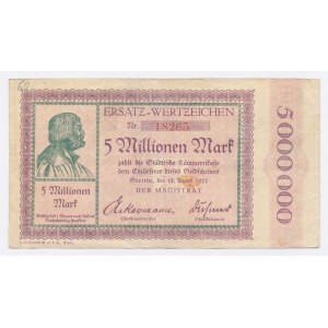 Stettin / Szczecin 5 Millionen Mark 1923 (64)