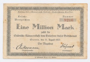 Stettino / Stettino 1 milione di marchi 1923 (65)