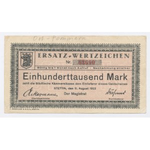 Stettin / Szczecin 100.000 marek 1923 (66)