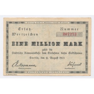 Stettin / Szczecin 1 million de marks 1923 (67)