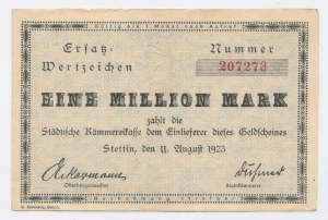 Stettino / Stettino 1 milione di marchi 1923 (67)