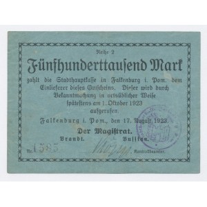 Falkenburg / Zlocieniec, 500,000 marks 1923 (74)
