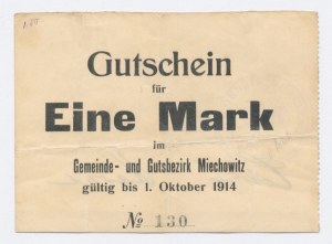 Miechowitz / Miechowice, 1 marka 1914 (80)