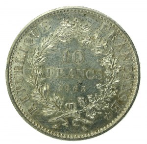 Francja, V Republika, 10 franków 1965 (134)