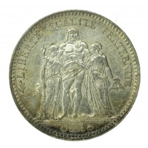 Francie, Třetí republika, 5 franků 1875 A, Paříž (139)