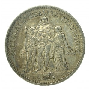 Francja, II Republika, 5 franków 1849 A, Paryż(140)