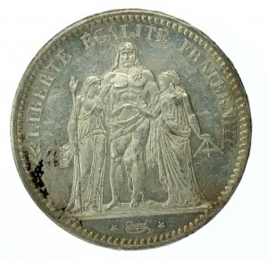 France, Third Republic, 5 francs 1873 A, Paris (141)