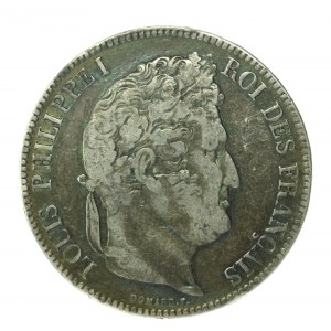 Francúzsko, Ľudovít Filip I., 5 frankov 1835 A, Paríž (148)