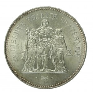 France, Fifth Republic, 50 Francs 1975 (158)