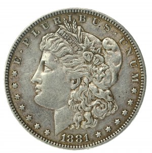 USA, 1 dollaro 1881, Philadelphia - Morgan (171)