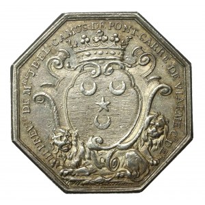 Francúzsko, pamätná medaila z roku 1763 z obdobia vlády Ľudovíta XV (172)