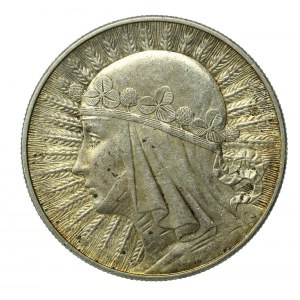 II RP, 10 Zloty 1932 ZZM, Kopf einer Frau (175)