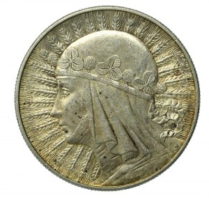 II RP, 10 zloty 1932 ZZM, tête de femme (175)