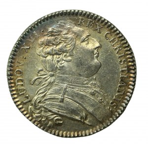 Francja, medal pamiątkowy z 1780 z okresu panowania Ludwika XVI (176)