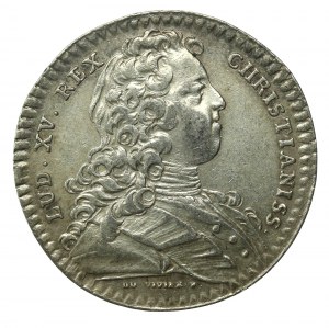 Francie, pamětní medaile z roku 1728 z doby vlády Ludvíka XV (183)