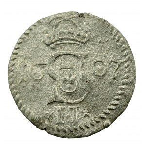 Sigismund III. Vasa, Zwei-Dollar-Stück 1607, Vilnius - Selten (301)