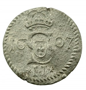 Zikmund III Vasa, Dvoudolar 1607, Vilnius - Vzácné (301)