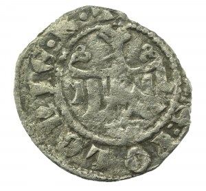 Casimiro III il Grande, mezzo penny (quarto) senza data, Cracovia (322)