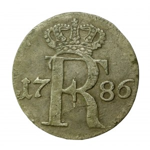 Germania, Prussia Federico II, 1/24 di tallero 1786 A, Berlino (454)