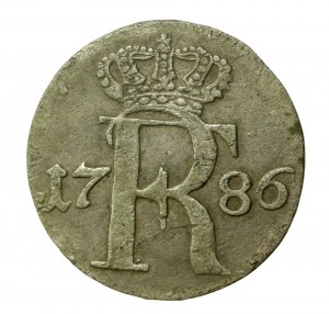 Německo, Prusko Fridrich II, 1/24 tolaru 1786 A, Berlín (454)
