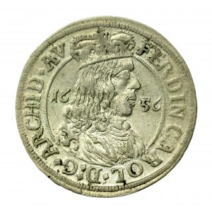 Austria, Ferdinando Carlo, 3 krajcars 1656, Sala (503)