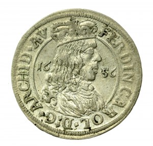 Austria, Ferdinando Carlo, 3 krajcars 1656, Sala (503)
