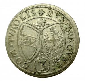 Österreich, Ferdinand Karl, 3 krajcars 1656, Hall (503)