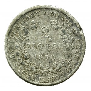 Poľské kráľovstvo, 2 zloty 1830 FH, Varšava (511)