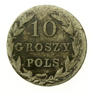 Kingdom of Poland, 10 Polish pennies 1826 IB (551)
