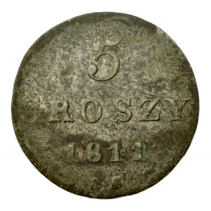 Duchy of Warsaw, 5 pennies 1811 IS (552)